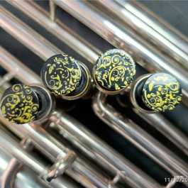 imagem do produto Botão para Pisto Tuba/Bombardão Black Gold