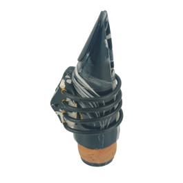 imagem do produto Abraçadeira Clarineta Equalize Kevlar Black/White Personalizada